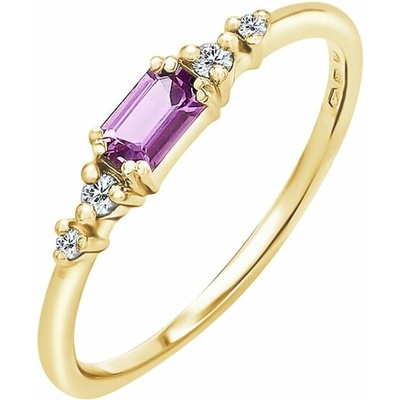 Eppi Prsteň s emerald zafírom a diamantmi Taia R47334