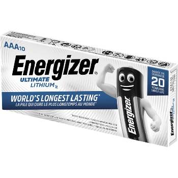 Energizer Батерия, AAA micro, 10 бр. , литиева, ENERGIZER "Ultimate Lithium" 7638900343533 (7638900343533)