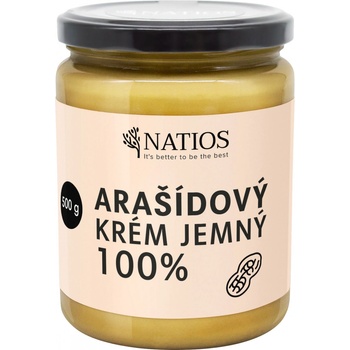 NATIOS Arašídové máslo Jemné 500 g