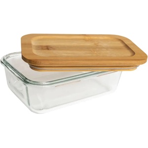Maxhome КУТИЯ ЗА ХРАНА 200ml С БАМБУКОВ КАПАК maxhome (3800234202068)