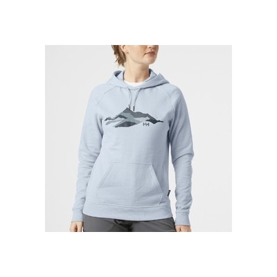 Helly Hansen W F2F Organic Cotton Hoodie 62936-582 modrá