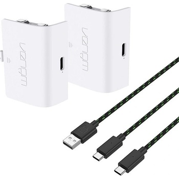 VENOM VS2872 Xbox Series S/X & One White Twin Battery Pack + 3m kabel