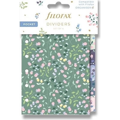 Filofax Rozraďovač Meadow 6 záložiek náplň vreckových A7 diárov