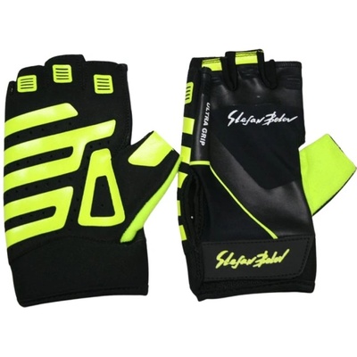 Stefan Botev Men Fitness Gloves - Black / Electric Green M