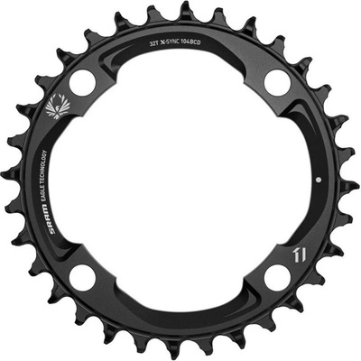 Prevodník SRAM X-SYNC 2 104BCD 12s Black - 36 zubov