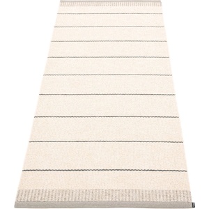 Pappelina Светлосива и кремава пътека за открито и закрито 85x200 cm Belle Warm Grey - Pappelina (BE9D820)