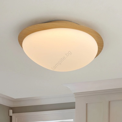 Brilagi - LED таванно осветително тяло VISBY WOOD LED/18W/230V Ø 38 см в кафяво (BG3264)