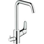 Hansgrohe Кухненски смесител Hansgrohe Focus M41 260 с едноръкохватков механизъм и 1 струя (31823000)