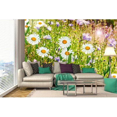 DIMEX ART Самозалепваща се флизелинова фототапета летни диви цветя 375 x 250 см