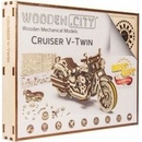 3D puzzle Wooden City 3D puzzle Motocykl Cruiser V-Twin 168 ks