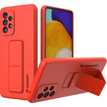 Wozinsky Кейс Wozinsky Kickstand Case Silicone, със стойка, за Samsung Galaxy A73, Червен (KXG0030356)