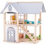 Woodyland Дървена къща за кукли Woodyland - Vila Isabelle, с обзавеждане (91872)