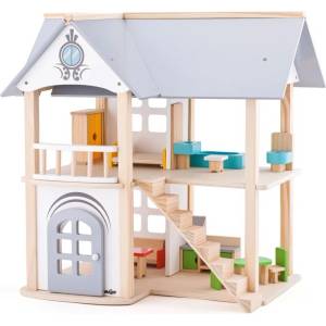 Woodyland Дървена къща за кукли Woodyland - Vila Isabelle, с обзавеждане (91872)