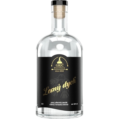 Grič Lesný dych 52% 0,5 l (čistá fľaša)