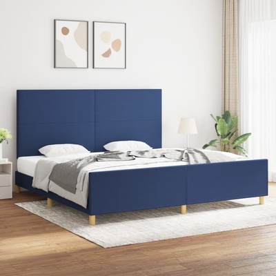 vidaXL 11461.3124925 Rám postele bez matrace modrý textil
