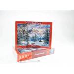 Castorland 1000 - piece puzzle Mountain Christmas
