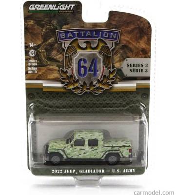 Greenlight Jeep Gladiator Pick-up U.s. Army 2022 Vojenská Kamufláž 1:64