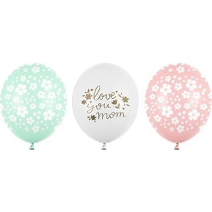 Party Deco Летексови Балони "Love You Mom" 30см - (1 пакет / 3 бр. ) (SB14P-324-000)