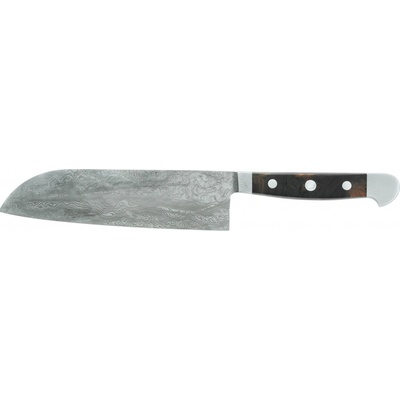 Güde Solingen Santoku nůž DAMASCUS 18 cm hnědá