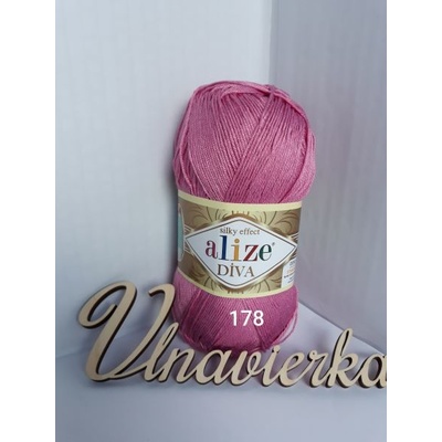 Alize Diva 178 tmavo ružová