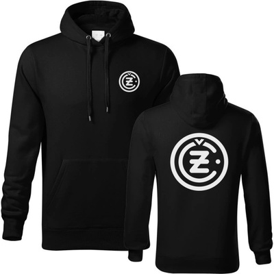 mikina čezeta ČZ 2MK černá bílá