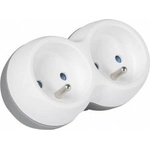 Libox Power burner 1plug/2sockets with ground LB0166-2 LIBOX