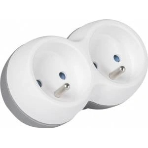 Libox Power burner 1plug/2sockets with ground LB0166-2 LIBOX