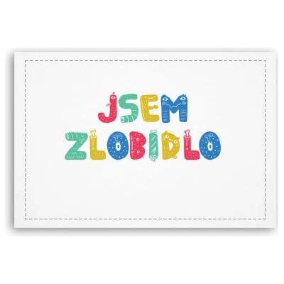 Fotoobraz 90x60 cm střední Jsem zlobidlo