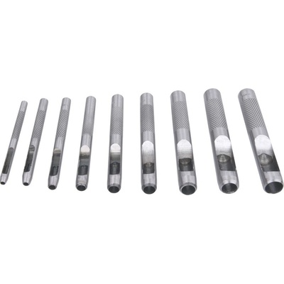 EXTOL CRAFT Děrovač kůže, sada 9ks, 2,5-10mm, 10266