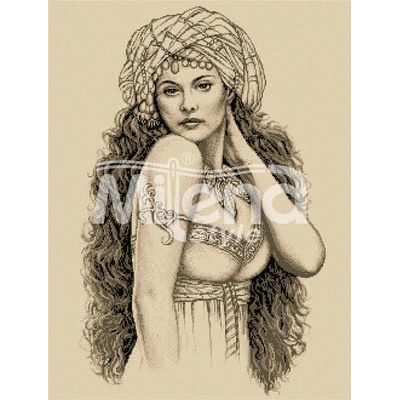 Milena Style Мавританка - гоблен със схема конци Ariadna 1: 1