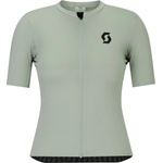 Scott Дамска фланелка с къс ръкав за колоездене Scott Women's Jersey Ultd S/S Cycling jersey - Spray Grey (156-2864-0213)