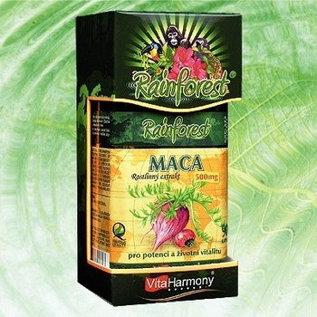 RainForest® Maca 500 mg 90 kapslí