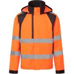 Portwest wx2 eco hi-vis cd860 / Светлоотразително еко яке за дъжд - hv оранжево/черно m (cd860obrm)