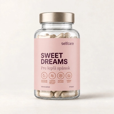 Selfcare SWEET DREAMS – melatonín s horčíkom, 60 kapsúl