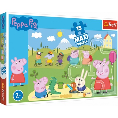 TREFL Prasátko Peppa Šťastný den 15 dielov