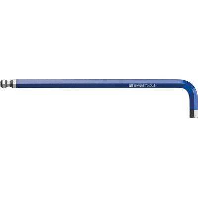 Swiss Tools Zástrčný klíč Rainbow 10 mm kulová hlava dlouhý modrá EDE59570100