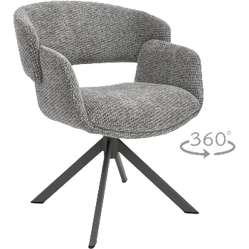 Carmen Трапезен стол voru 8 - сив 44 (3532255)