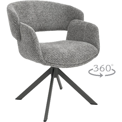 Carmen Трапезен стол voru 8 - сив 44 (3532255)