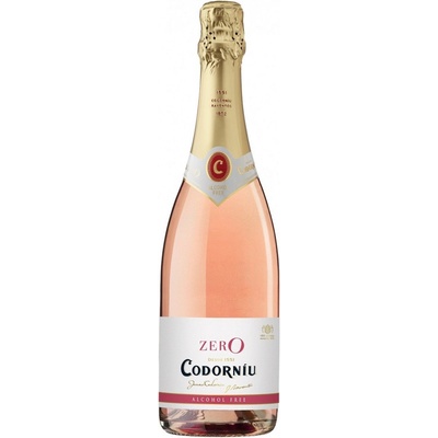 Codorníu Zero rosé nealkoholické víno 0% 0,75 l (čistá fľaša)