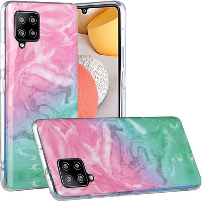 Forcell Силиконов Калъф за Samsung A42, Printing Marble Case, Цветен (5901012344081)
