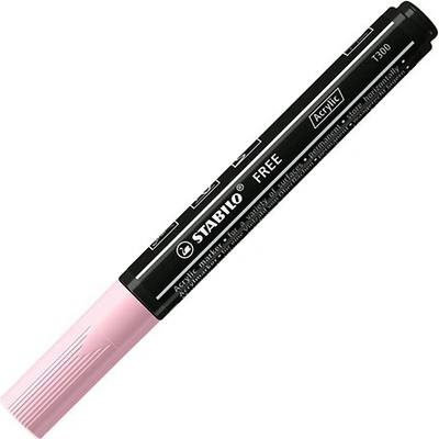 Stabilo Free Acrylic T300 kulatý hrot 2-3 mm růžový 452878