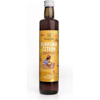 Sonnentor Kurkuma citron sirup bio 0,5 l