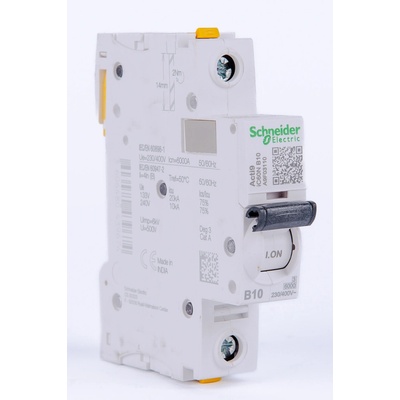 Schneider Electric 1P B10A iC60N 6kA AC/DC A9F03110