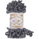 Alize příze Puffy 87 šedá