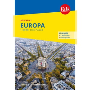 Falk Reiseatlas Europa 1: 800.000 (ISBN: 9783827900425)