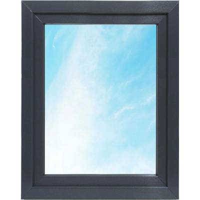 Solid Elements Premium OS 1, P, 80 × 100 cm, trojsklo, pravé, antracit, bílé W2GDBCZTK2.0014