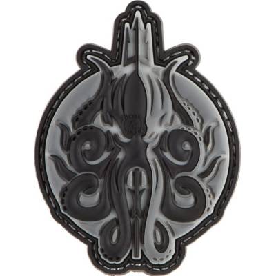 Gumová nášivka Jackets to Go Release the Kraken - sivá