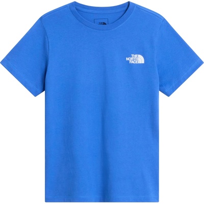 The North Face Детска тениска The North Face Kid's Teen Evolution Box NSE S/S Tee T-shirt - Active Blue - размер M (704-6514-0113)