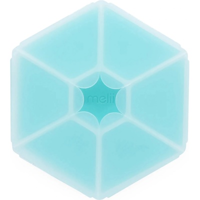 Melii Шестоъгълна кутия за закуски Melii - С 6 отделения, Blue (ML23710)