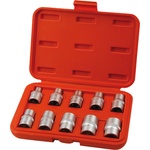 Extol накрайник, 10бр, TORX, 1/2 "x38mm (E8-10-11-12-14-16-18-20-22-24), CrV/S2